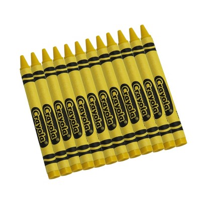Crayola Bulk Crayons Yellow 12/Box 52-0836-034