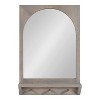 Kate and Laurel Andover Functional Mirror - White, 20x30 - 2 of 4