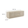 Modway Hollis TV Console with Faux in Travertine - 3 of 4