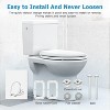 Toilet Seats Elongated,Extra Long Toilet Seat,Built-In Potty Training Seat for Toddlers, Easy Installation & Release with Hardware - 4 of 4