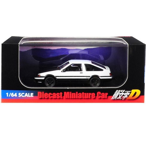 Toyota Sprinter Trueno Ae86 White With Black Bottom Carbon Hood Initial D 16 Movie 1 64 Diecast Car By Kyosho Target