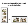 Americanflat 8x20 Collage Picture Frame to Display 4 Photos at Once - Black - 4 of 4