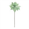 Glittered Poinsettia Flower Stem (Set of 6) - 2 of 2