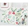 Saro Lifestyle Christmas Foliage and Candy Canes Placemat, 13"x19" Oblong, Multi (Set of 4) - 4 of 4