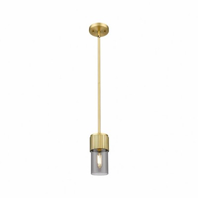 Bolivar - 1 Light Pendant In Industrial Style-7 Inches Tall and 4 Inches Wide