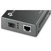TP-LINK MC220L Gigabit Media Converter 1000Mbps RJ45 to 1000Mbps SFP Slot Supporting Mini GBIC modules Chassis mount Black Manufacturer Refurbished - 2 of 3