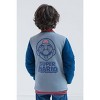 Sega Sonic The Hedgehog French Terry Zip Up Varsity Bomber Jacket Satin  Lining Little Kid To Big Kid : Target