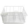 MegaChef 17.5 Inch Single Level Dish Rack with 14 Plate Positioners and a Detachable Utensil Holder - image 2 of 4