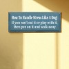 Slickblue Funny Dog Quote Wood Sign – Handle Stress Like A Dog – Rustic Pet Humor Wall Decor – 7x18 - 2 of 3