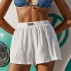 Women's Cotton High-Rise Cover-Up Shorts - Cupshe - 3 of 4