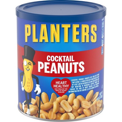 Planters Heart Healthy Cocktail Peanuts - 16oz