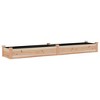 VidaXL Garden Raised Bed with Liner 94.5 in.x17.7 in.x9.8 in. Solid Wood Fir - 2 of 4