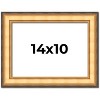 PosterPalooza | Photo Size Traditional Gold Picture Frame - UV Acrylic, Foam Board Backing, Hanging Hardware - 2 of 4
