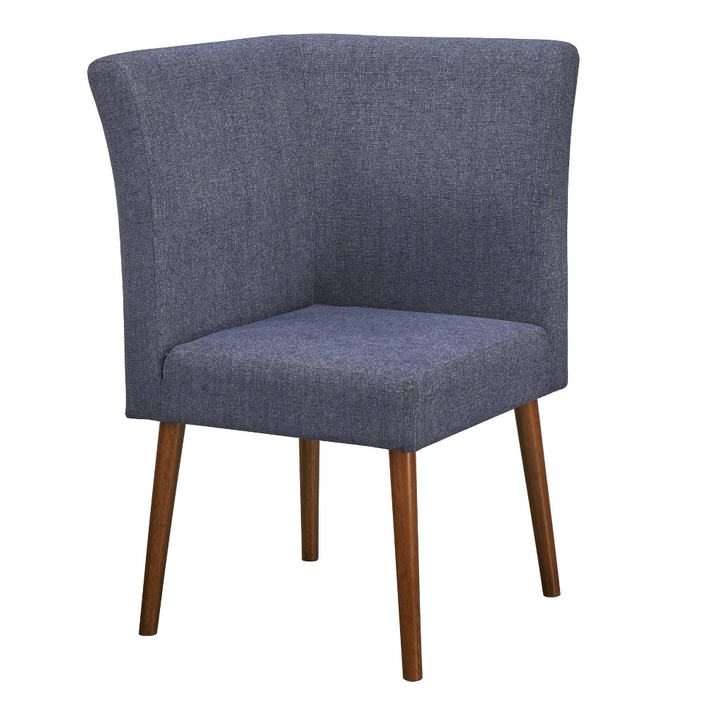 Photos - Coffee Table Ripton Corner Chair Blue - Buylateral: Mid-Century Modern, Upholstered, Ar