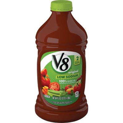 V8 Original Low Sodium 100% Vegetable Juice - 64 fl oz Bottle