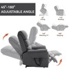 CAVINAS 350LBS Power Lift Electric Recliner with Dual Motor, Heated Massage & Infinite Positioning, Adjustable Lift Chair for Elderly - 4 of 4