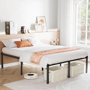 NicBex Full Size Metal Bed Frame with Steel Slat Support,Heavy Duty Metal Platform Bed frame for Bedroom - 1 of 4