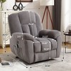 NicBex Cotton Power Lift Recliner Chair for Elderly,Massage Chairs with Vibration Massage and Lumbar Heating,Reclining Chairs for Living Room - image 3 of 4