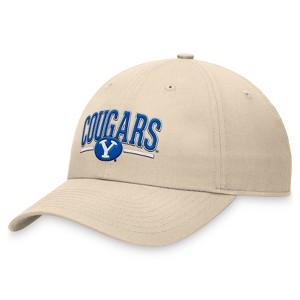 NCAA BYU Cougars Unstructured Washed Cotton Twill Hat - Natural - 1 of 4