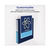 Avery Heavy-Duty View Binder with DuraHinge and One Touch EZD Rings, 3 Rings, 2" Capacity, 11 x 8.5, Navy Blue - 3 of 4
