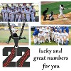 Inspiration Baseball Necklace - Stainless Steel Baseball Chain Number Pendant - Boys & Girls Gift - 3 of 4