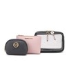 MKF Collection Laura Women's Cosmetic Punch 10 Pcs Sets, Small Travel Makeup Bag by Mia k - 2 of 4