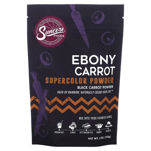 Suncore Foods Ebony Carrot, Supercolor Powder, 5 oz. (142 g) - image 1 of 2