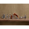 Nambe 4-Piece Nativity Figurine Set - Shepherd & Animals Holiday Figurines for Christmas Home Decor - Lustrous Nambe Alloy Elegant Display - 3 of 4
