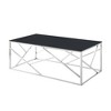 NicBex Modern 48" Rectangle Coffee Table with Geometric Metal Frame for Living Room and Bedroom - 4 of 4