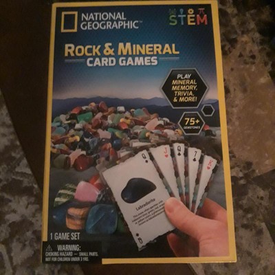 Rock & Mineral Card Games - National Geographic – The Red Balloon Toy Store