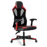 Costway Gaming Chair Swivel Computer Office Chair w/ Adjustable Mesh Back