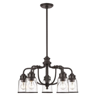 Livex Lighting Lawrenceville 5 - Light Chandelier in  Bronze