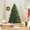 COMHOMA 6.5Ft Artificial Christmas Tree with 1000 Branch Tips, Holiday Party Decorations for Home Office, Easy Assembly - 2 of 4