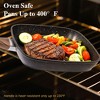 FONTOI 3 Pcs Nonstick Grill Pan for Stove Tops, Versatile Square Grilling Pan, Durable Grill Skillet for All Stoves Cooking, Black, 9.45"*9.45"*1.57" - 4 of 4