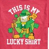 Men's - Garfield - This Is My Lucky Shirt Patrick's Day Short Sleeve Graphic T-Shirt - 2 of 4