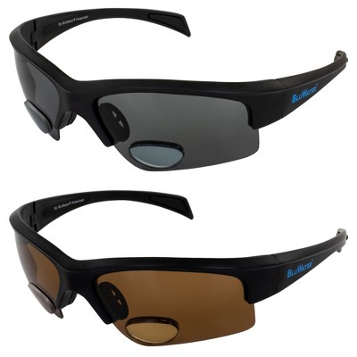 thumbnail image 2 of Global Vision Apex 2.0 Bifocal Safety Glasses - 2-Pair Set (Clear & Smoked Lenses), ANSI Z87.1+ Rated 2 of 12