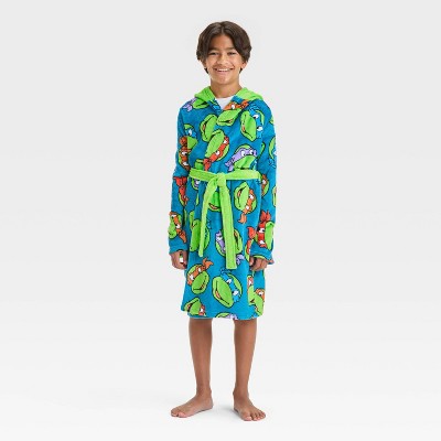 Boys' Teenage Mutant Ninja Turtles Robe - Green L