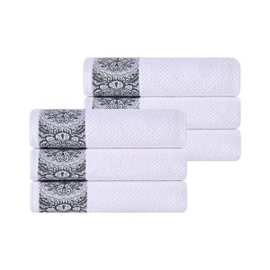 Medallion Cotton Jacquard Towel Set by Blue Nile Mills - 1 of 4
