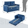 Karl Home |53.54 inch Upholstered Sofa bed Sleeper Sofa - 2 of 4