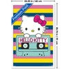Trends International Hello Kitty: 2016 General - Vintage Cassette Tape Framed Wall Poster Prints - 3 of 4