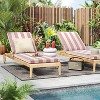 78"x24" Cabana Stripe Outdoor Chaise Lounge Cushion - Threshold™ - 2 of 4