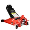 Floor Mounted Heavy-duty Steel Racing Jack with Dual Piston Rapid Lift Pump, Lifting Range 3.3 '' -19.7 '' - 2 of 4
