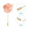 Unique Bargains Pocket Handmade Flower Lapel Pin Boutonnieres for Wedding party 24 Pcs - 3 of 4