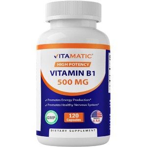 Vitamin B1 (Thiamine) 500mg - 120 Capsule - 1 of 4