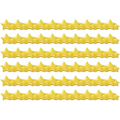 Eureka® Stars Extra Wide Deco Trim®, 37 Feet Per Pack, 6 Packs