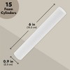 Bright Creations 15-Pack Foam Cylinders 6-Inch for DIY Modeling, Arts & Crafts Supplies - 2 of 4