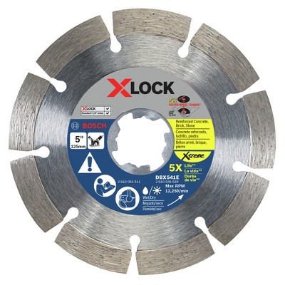 Bosch DBX541E X-LOCK Xtreme Segmented 5 in. Diamond Blade