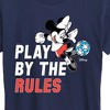 Women's - Disney - Play By The Rules Soccer Short Sleeve Graphic T-Shirt - 2 of 4