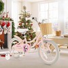 Prorider 16" Kid’s Bike with Training Wheels Adjustable Handlebar Seat Handbrake Blue/Green/Pink - 2 of 4