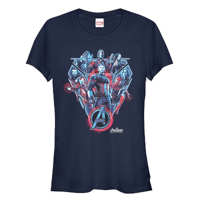 Juniors Womens Marvel Avengers: Infinity War Armor T-shirt : Target